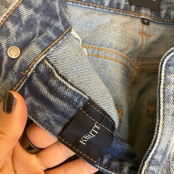 KHAITE High Rise Blue Jeans - Picture 12 of 16